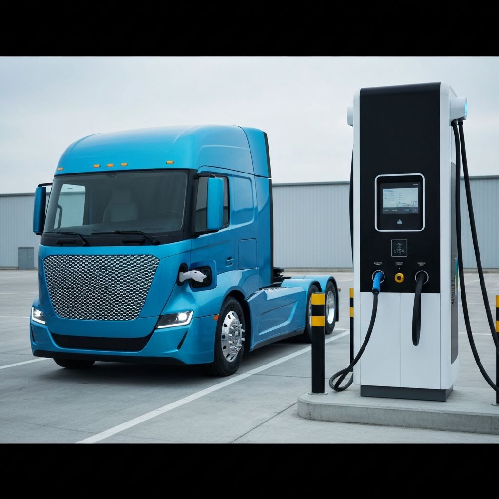 Electric Trucks and the Future of Cross-Border Freight